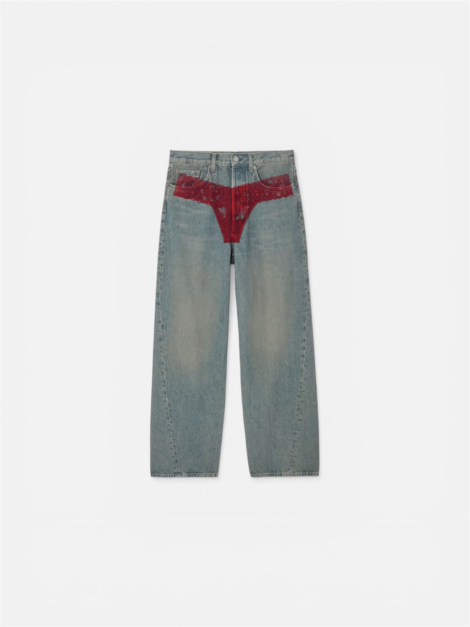 Lingerie Jeans Editorial