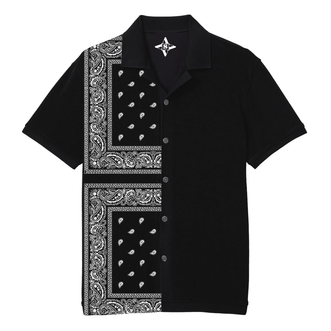 Black Paisley Shirt