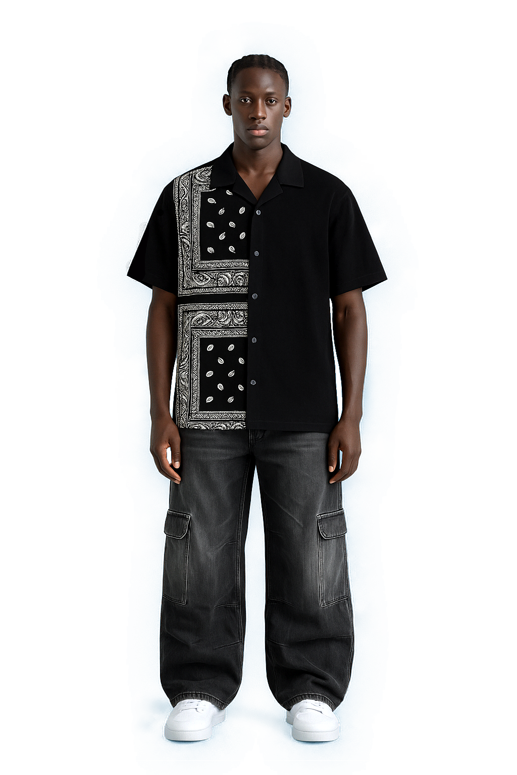 Black Paisley Shirt