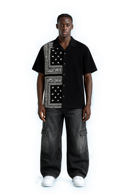 Black Paisley Shirt