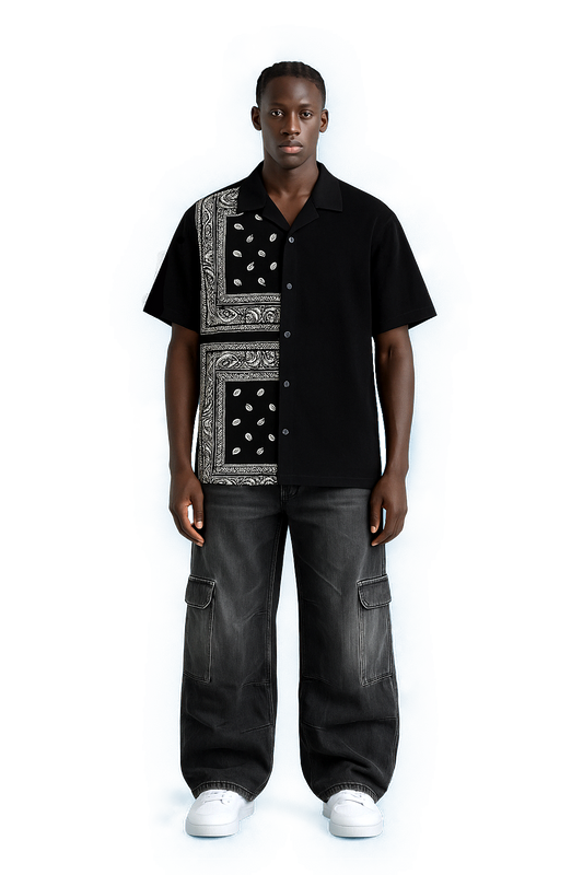 Black Paisley Shirt